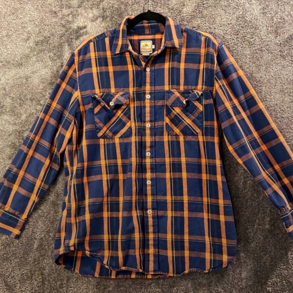 🌊 Pendleton Mens Medium  Plaid Button Up Shirt Original Surf Brand Beach Coast